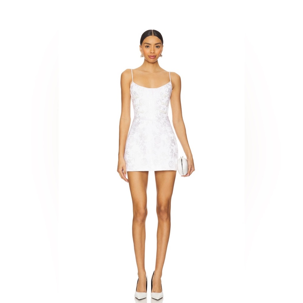 SAU LEE Joey Dress in White - Size 2 (NWT) - Picture 3 of 12